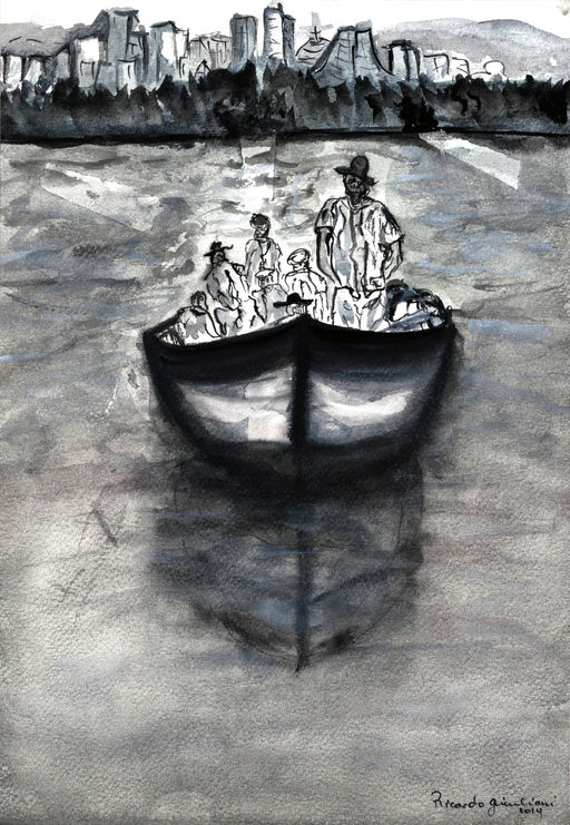 sem título, 2014 Série Um Gaúcho aquarela 31,5 x 22 cm