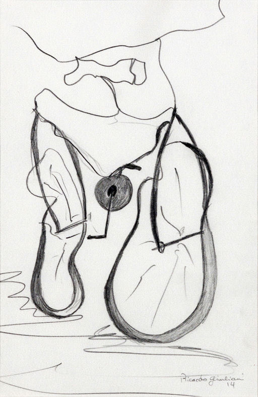 sem título, 2014 Série Andanças grafite sobre papel 69 x 48 cm