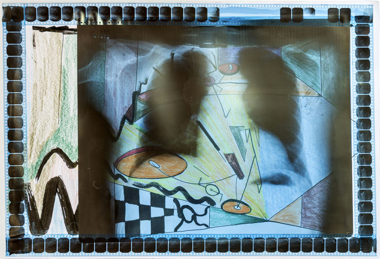 sem título, 2014 Série TransAparente grafite, chapa de RX sobre backlight