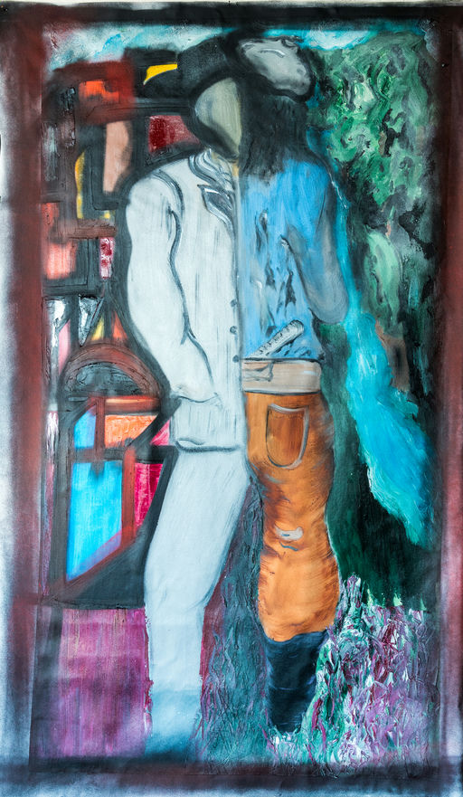 sem título, 2017 Série Um Gaúcho óleo sobre tela 160 x 110 cm