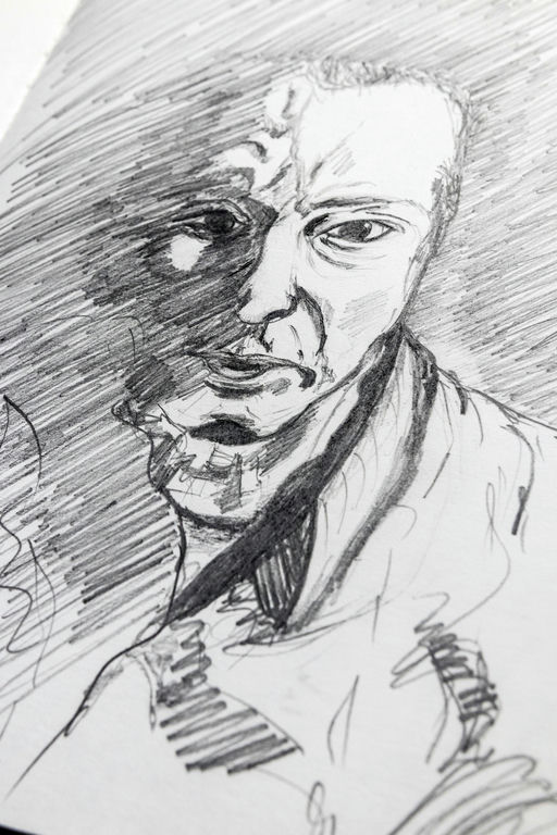 Cyro Martins, 2018 Série Um Gaúcho grafite sobre papel 30 x 20 cm