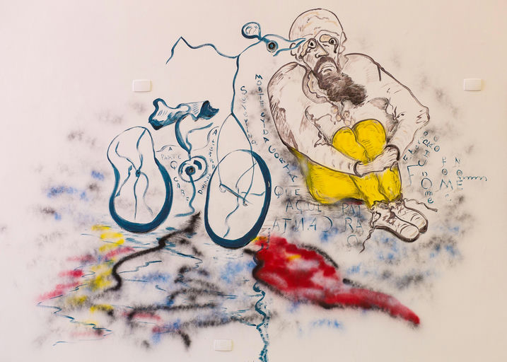 Sem Título, 2018 Série Efêmeras Spray Grafitty 350 x 350 cm